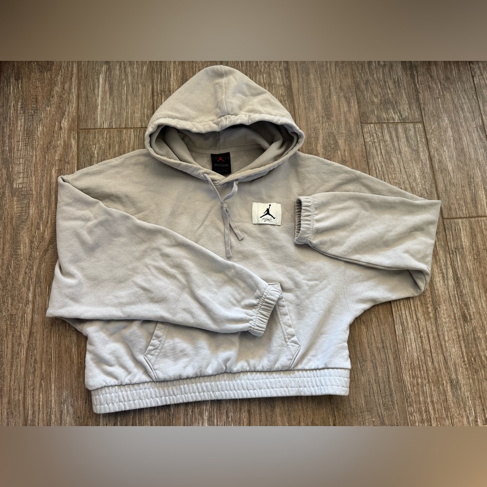 Nike Air Jordan Flight Sweat Set Small Gray Hoodie + Jogger Pants